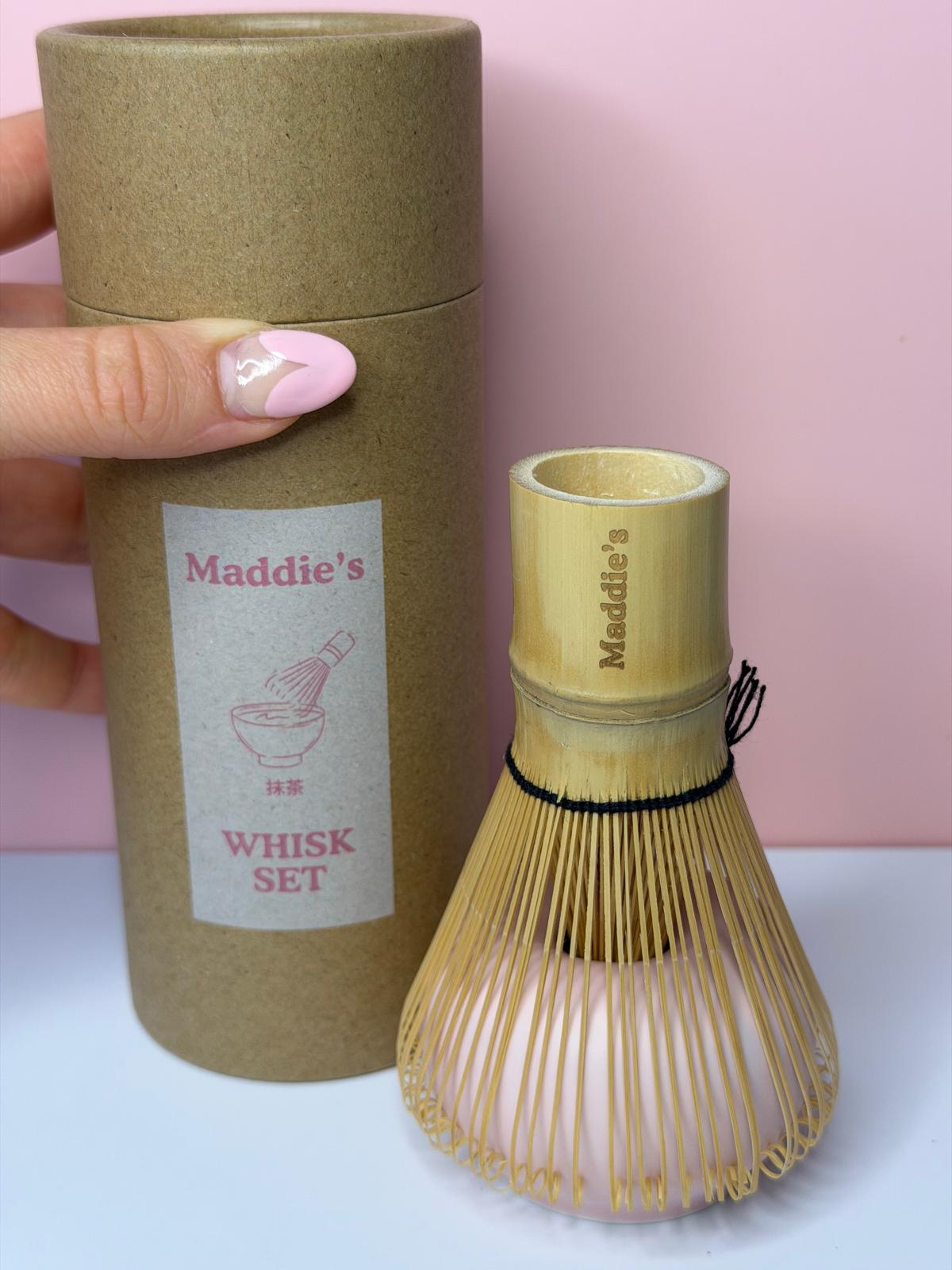 Bamboo Matcha Whisk and Holder Set